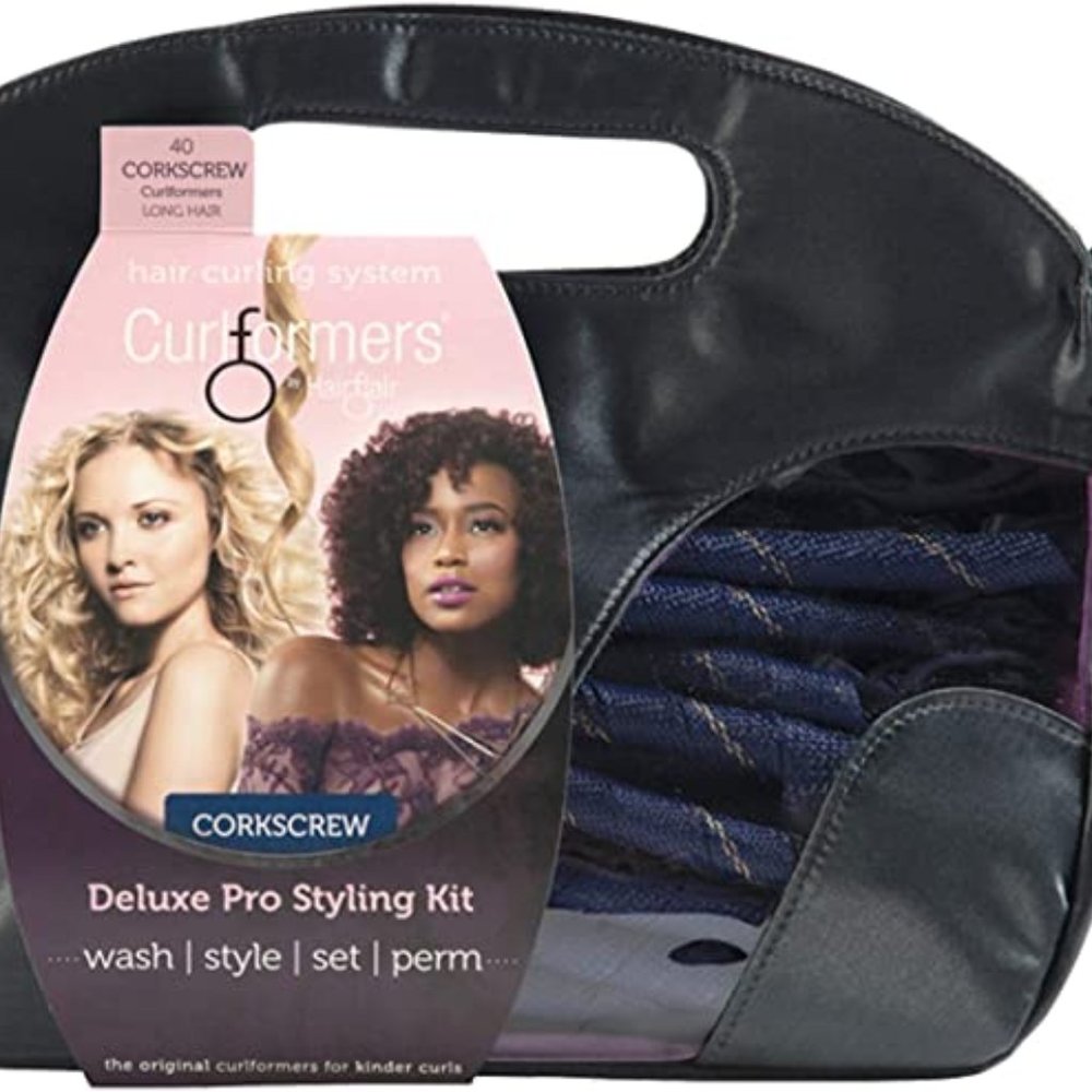 Curlformers Corkscrew Extra Long up to 22" of hair- Deluxe kit